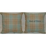 Pillow - Large Plaid by Glenna Jean