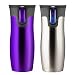 Purple & Silver Contigo AUTOSEAL Stainless Steel Mugs Combo