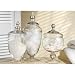 TERRA COLLECTION SET OF THREE ASSORTED MINI GLASS CANNISTERS