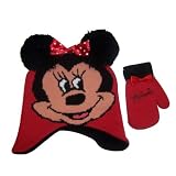 Disney Minnie Mouse Knit Hat and Mitten Set - Toddler