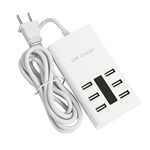 Etvalley 6 port usb desktop rapid charger intelligent multi port …