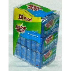 Scotch-brite 3m Non-scratch Scrub Sponges (18 Count)