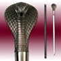 35" Cobra Head Sword Cane