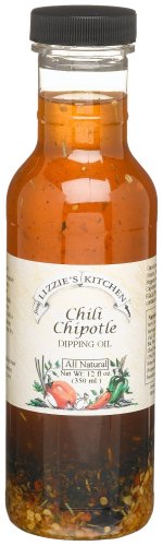 Lizzie's Kitchen Chili Chipotle Dipping Oil, 12-Ounce Plastic Jars (Pack of 2) by Gourmet Dipping Oils