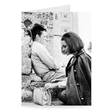 Elizabeth Taylor and Richard Burton - Greeting Card (Pack of 2) - 7x5 inch - Art247 - Standard Size - Pack Of 2