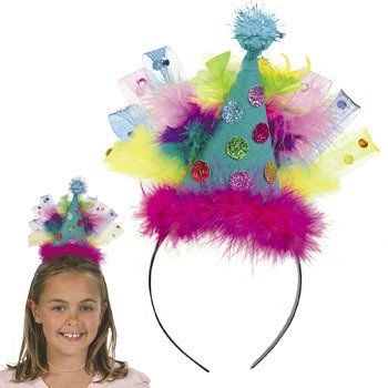 Plastic Birthday Party Hat Headband