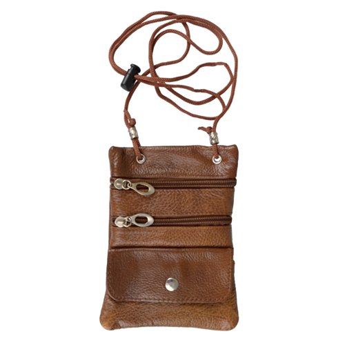 Daxx Leather Multi-pocket Neck ID Holder
