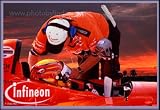 Linda Shier Racing Checklist 13 x 19 Glossy Print with Single Mat