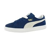 PUMA Men’s Suede Sneaker,Blue/White,9 M US