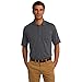 Port & Company Men's Comfortable Knit Pocket Polo Shirt Charcoal