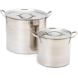 Imusa Stainless Steel Stock Pot, 20 Quart