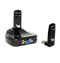 Q-Waves Wireless USB to HDMI Extender - Stream Wirelessly From Laptop to TV or Projector