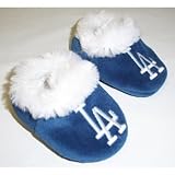 Los Angeles Dodgers MLB Baby Bootie Slippers - 0-3 Months