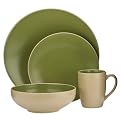 Paradiso 16-pc. Dinnerware Set - Green/ Cream