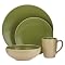 Paradiso 16-pc. Dinnerware Set - Green/ Cream