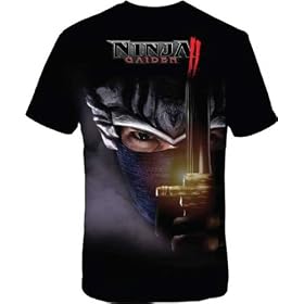Ninja Gaiden Ninjas Gaze Video Game Black T-Shirt