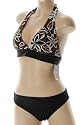 La Blanca Printed 2 Pc BIkini Swimwear Set Color: BRN/BLK (multi-colored) Size: 12