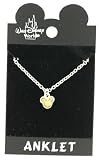 AUTHENTIC DISNEY WORLD MICKEY MOUSE HEAD ANKLE BRACELET ANKLET two-tone ~ Adjustable