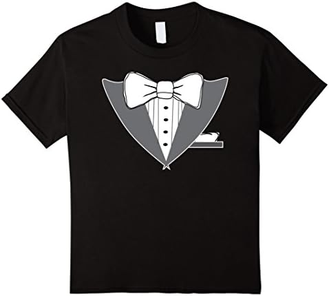 Kids Iconic Tuxedo Tshirt 10 Black