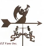 ANGEL WITH HORN Weathervane - Garden Mount by EZ Vane Inc.