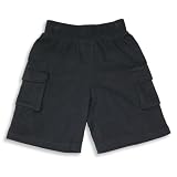 E-Land - Toddler Boys Knit Cargo Shorts, Navy (Size 2T)