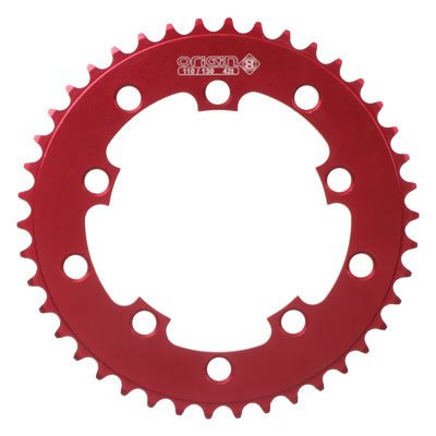 Origin8 BMX/Singlespeed Bicycle Chainring - 1/2 x 3/32 46T Red