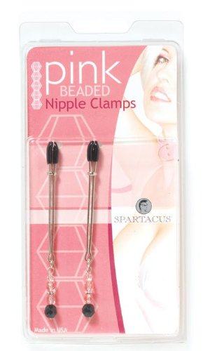 Adjustable Pink Beads Tweezer
