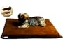 Medium Large Orthopedic Memory Foam Pet Dog Bed with waterproof brown suede cover for small to medium dog