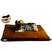 Medium Large Orthopedic Memory Foam Pet Dog Bed with waterproof brown suede cover for small to medium dog