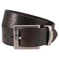 Lederg�rtel LINDENMANN, hochwertig verarbeitet, Vollrindleder, dunkelbraun, 40mm, 403