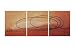 Unlaced Leather Contemporary Oil Paintings Set Of 3 (approx. 24