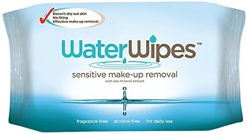 WaterWipes Sensitive Facial Make Up Removal Wipes contains 24 Wipes - Pack of 3 by Irish Breeze Ltd