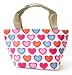 Cute Colorful Hearts-Patterned Style Tote Lunch Bag