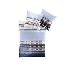 Irisette 8068-20 Sol Mako-Satin Bettw�sche 135 x 200 cm, blau