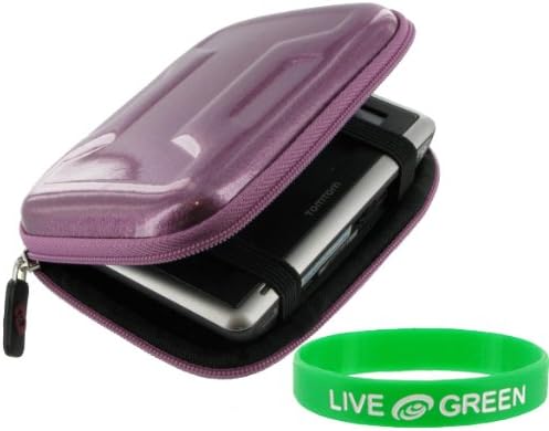 EVA Hard Shell (Candy Purple Lilac) Case with Memory Foam for Seagate FreeAgent GoFlex 500 GB Ultra-portable Drive STAA500103 (Red)