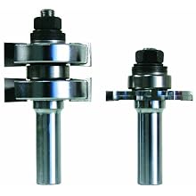 Freud 99-036 Adjustable Tongue and Groove Router Bit Set, 1/2-Inch Shank
