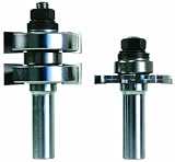 Freud 99-036 Adjustable Tongue and Groove Router Bit Set, 1/2-Inch Shank