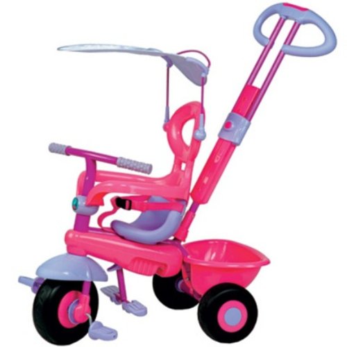 Pink Smart Trike Plus - Girls