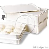 Polycarbonate Pizza Dough Box Cover 18'' x 26'' Cover