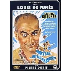 Dans l'eau qui fait des bulles