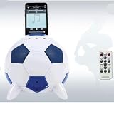 Speakal mi-Soccer 2.1 Stereo Speakers and Docking Station with 3 Speakers for iPod (Blue/White)