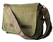 Classic Military Inspired Canvas Messenger Bag Laptop Bookbag
