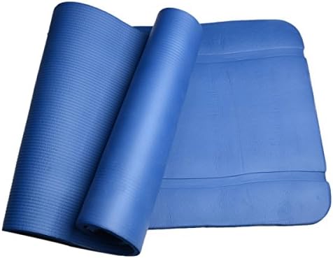 15mm NBR Anti-skid Thick Environmental Protection Exercise Yoga Mat Blue