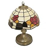 Kitchen & Housewares : Vintage Stained Glass Table Dimmer Touch Light/Lamp