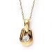 0.27 Carat 14KYG Diamond Pendant