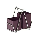 from Premier Premier Housewares 2 Compartment Cutlery Caddy, Purple Model 511131