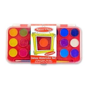 Melissa and Doug Deluxe Watercolor Paint Set by