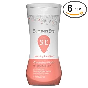 Summer's Eve Feminine Wash, Morning Paradise Sensitive Skin, 9-Ounce Bottles (Pack of 6)