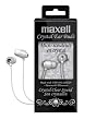 Maxell 190337 Crystal Ear Buds (White)