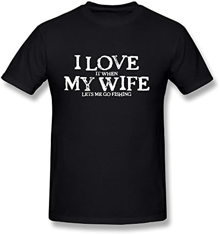 Love Store218 I LOVE MY WIFE Man's Tshirts O neck